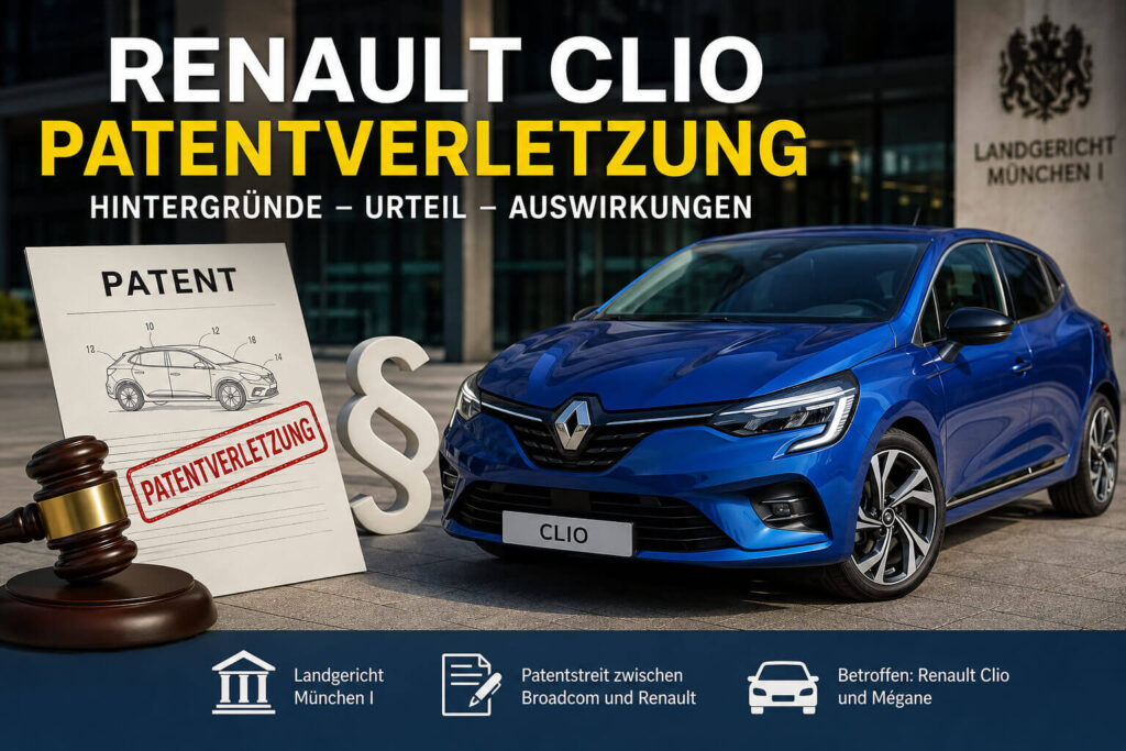 Renault Clio Patentverletzung