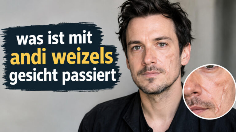 Was ist mit Andi Weizels Gesicht passiert